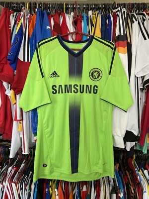 超希少アディダス CHELSEA　FC サッカー3rdユニフォーム　上下セット CHELSEA 2010 2011 THIRD FOOTBAL SHIRT JERSEY SOCCER ADIDAS P00189