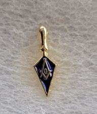 Masonic THE TROWEL 3/8" lapel pin