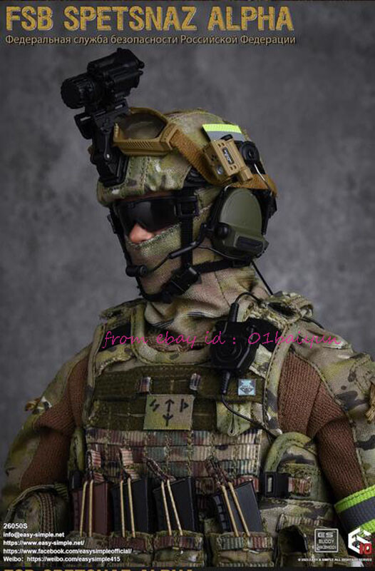 Perfect Easy&Simple Es26050s 1/6 Russia Fsb Spetsnaz Alpha