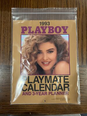 Playboy Magazine 1993 Playmate Calendar And 3 Year Planner!!!!
