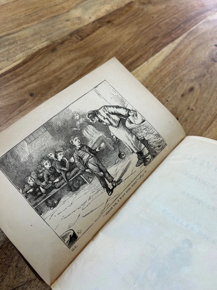 Antiquarian 1800s Dickens The Adventures of Oliver Twist Italy & A.M. Notes - Image 4 of 4