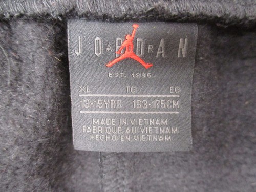 Air Jordan Size 13-15 YRS Boys BLK Fleece Lined Pocket Athletic Sweat Shorts 334 - Picture 5 of 9