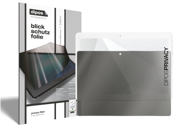 Blickschutzfolie FüR Trekstor Surftab Breeze 10.1 Quad 3G Quer Sichtschutz Folie-image