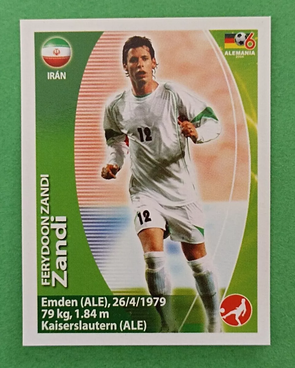 2006 Navarrete Germany World Cup FIFA Action #240 FERYDOON ZANDI Iran  Sticker