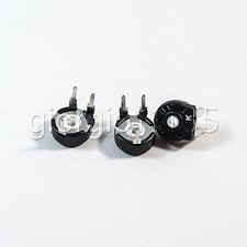 US Stock 10pcs Spain Potentiometer Hexagonal Hole Horizontal Type 1K Ohm PT-10