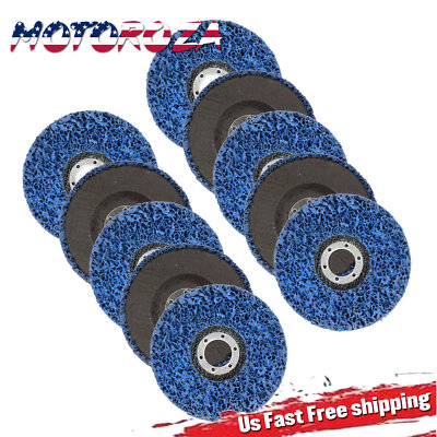 10 Pack 4.5''x7/8'' Easy Strip 4-1/2'' Discs Remove Paint Rust Clean Stripping Disc