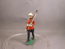 Vtg EIRE British Royal Lead Soldier Rifle Marching Figure Authenticast Comet A