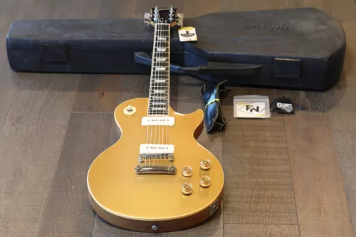 Vintage! 1981 Gibson Les Paul Deluxe Pro Goldtop w/ One Piece Back! + OHSC