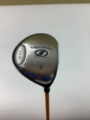 Turbo Power TFD True Face Density 3 WOOD Titan Steel RH ~Graphite Shaft R-FLEX 