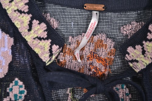 NEU $ 148 FREE PEOPLE IN LEBENDIGEN FARBEN BESTICKTES TOP, XSMALL - Bild 9 von 11