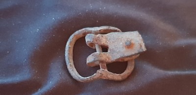 Schönes Beispiel Post Mittelalter Bronze Schnalle gefunden bei Tadcaster England L92x