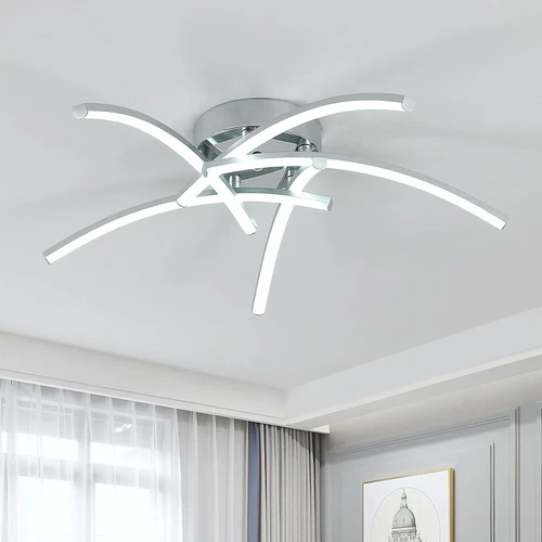 Modern LED Deckenleuchte Deckenlampe Kronleuchter Schlafzimmer Treppen Kaltweiß 