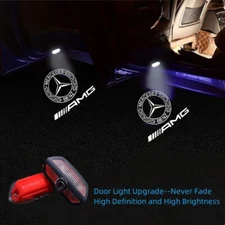 2PCS HD Door Light Car LED 3D Shadow Projector For Mercedes Benz S SL 14-20 New