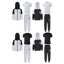 Kids Boys Outfit Pants Suit Tracksuit Set Jacket Uniform Jogging Sportswear