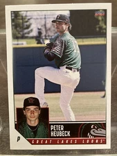 2024 Choice Peter Heubeck Great Lakes Loons Team Card Dodgers