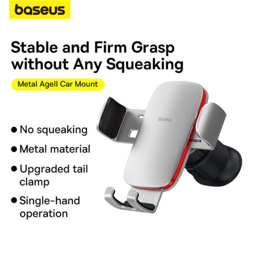 Baseus Handy Auto Halterung Metall KFZ Automatik Clamp Halter Für Iphone Samsung - Bild 2 von 23