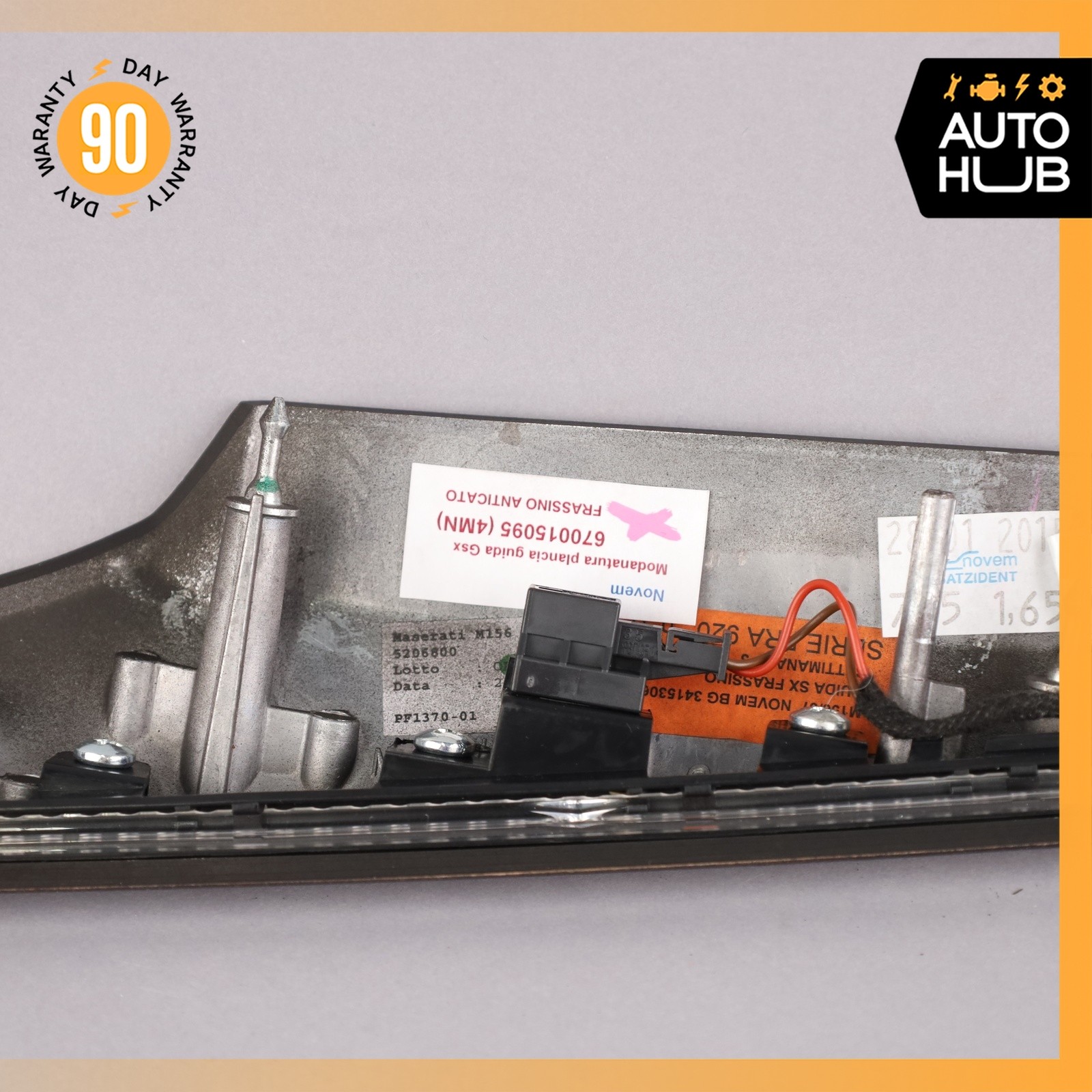 2014 Maserati Quattroporte SQ4 M156 Left Side Dashboard Trim Wood OEM 46k