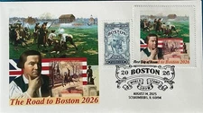 Chris Calle 6030 The Road to Boston Stamp Expo Paul Revere Ride Horse Sticker 