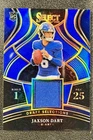 2025 Panini Select Draft Selections Memorabilia Blue Prizm Jaxson Dart #DSM-JDT