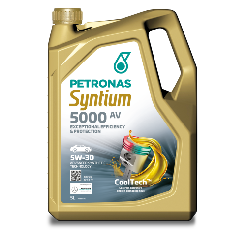 MotoröL MotorenöL Syntium 5000 Av 5W-30, 5 Liter Kanister Petronas 70950M12EU-image