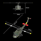 315MM C032 UH-1 Remote Control Helicopter Aircraft for Adults Expert 6CH RC Heli