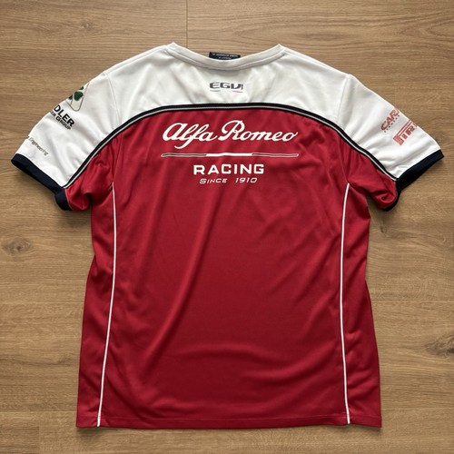 Camiseta del equipo Alfa Romeo Racing F1 EGU Sauber Motorsport para hombre grande con licencia - Imagen 2 de 8