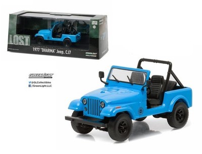 Greenlight Maßstab 1:43 1977 Jeep Cj-7 Dharma ''Jeep (Lost)'' [86309] [Hol