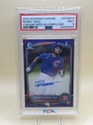 2025 Bowman Chrome 1st - Ronny Cruz Prospect Purple Refractor Auto /250 #CPARCR