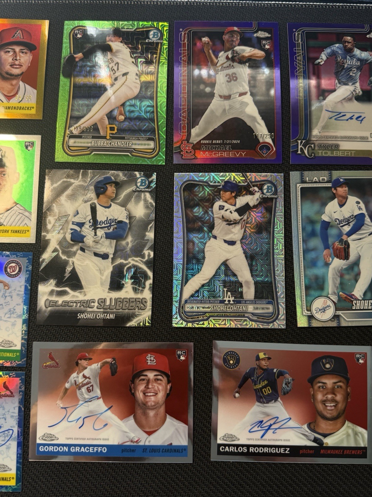 Topps/Bowman MLB 16-Card Lot | Ohtani, Autos, Parallels, Numbered view 3