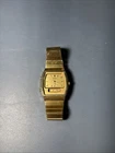 Vintage Seiko Gold Tone Analog-Digital Watch. H601-5400. Working.