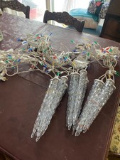 christmas lights outdoor led curtain icicle