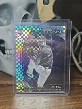 2022 Panini Chronicles - Titan Spencer Strider #18 Building Blocks Prizm (RC)