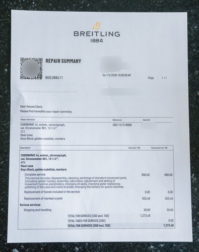 Breitling Chronomat 44 Rose Gold $14K MSRP Two-Tone WARRANTY eBay Live CB0110 - Picture 18 of 18