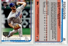 Caleb Ferguson 2019 Topps 150 Anniversary Stamp #452 Dodgers RC Rookie