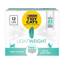 Purina Lightweight  Free and Clean Unscented, Multi-Cat, Clumping, 99.9 Percen...