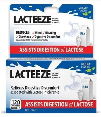 Lacteeze Extra Strength 4000 ALU, with Pill case