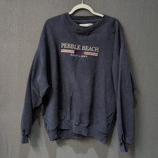 Vintage 90s AT T Pebble Beach National Pro-Am Crewneck/Sweatshirt Men Sz L