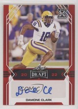 2022 Leaf Draft Auto Red Damone Clark #BA-DC1 Auto 0w8