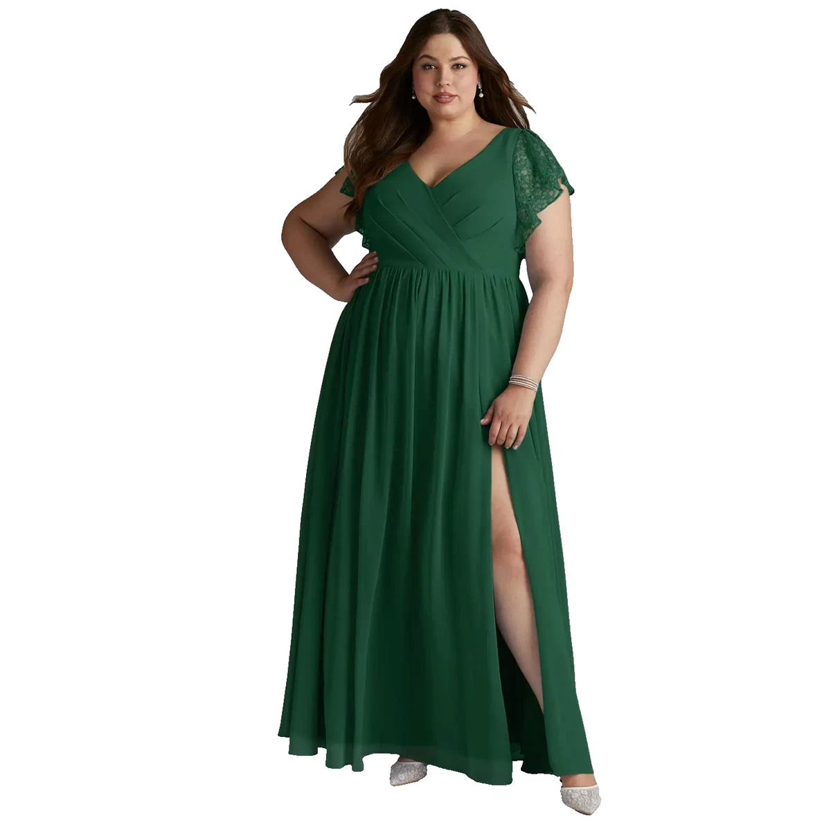 Chiffon Green Bridesmaid Dresses for sale | eBay