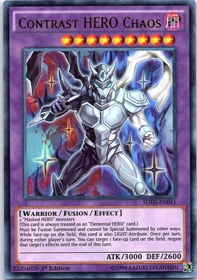 Yugioh: Contrast HERO Chaos - SDHS-EN041 - Ultra Rare - 1st Edition - NM