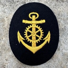 ORIGINAL WWII WW2 German Navy Kriegsmarine Engine Personnel NCO Rank Trade Badge