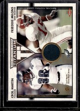 2002 Pacific Private Stock Titanium #154 Cecil Martin / Freddie Milons #/1100