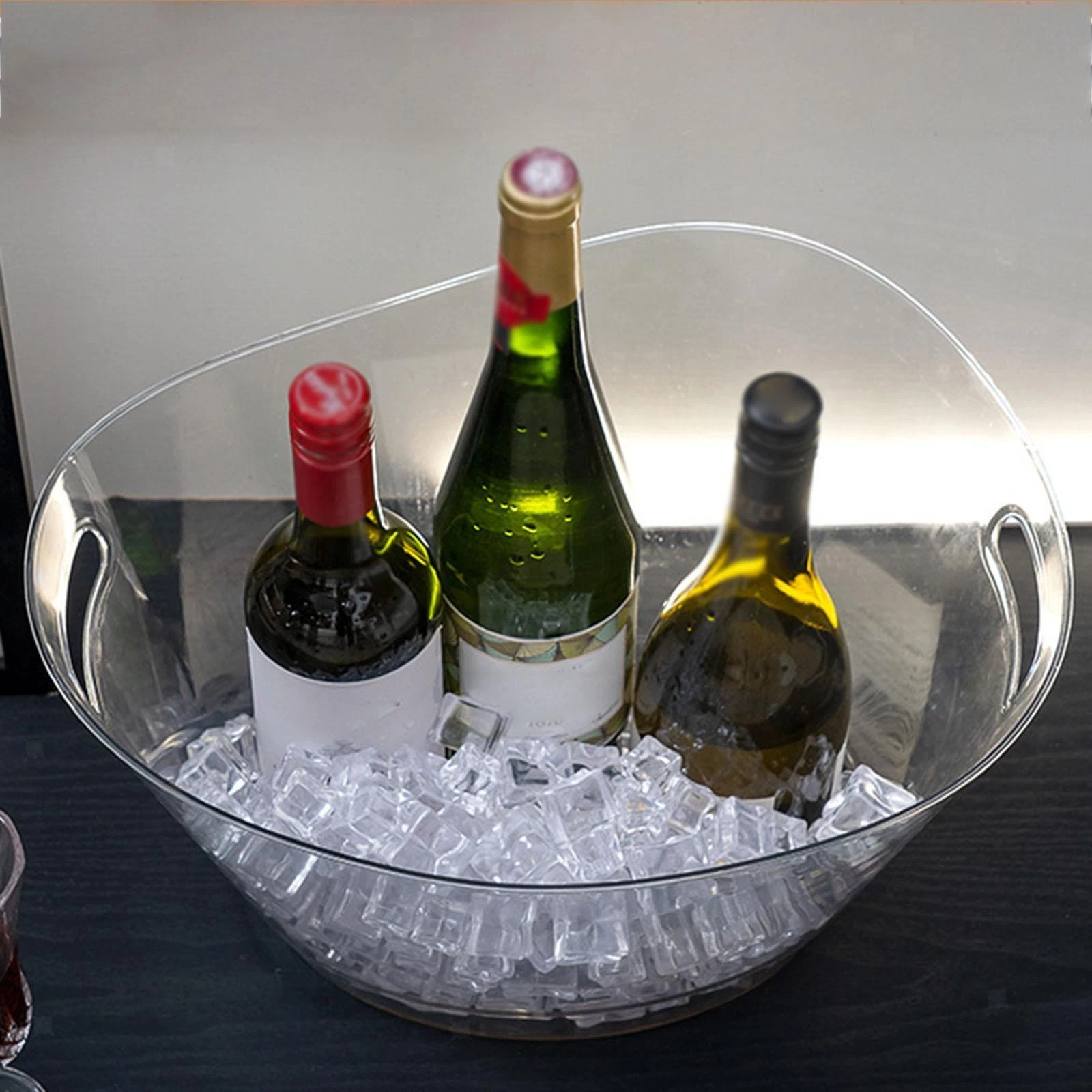 Ice Bucket Champagne Can Bottles Coolers Beverage Chiller Party Tub Cooling