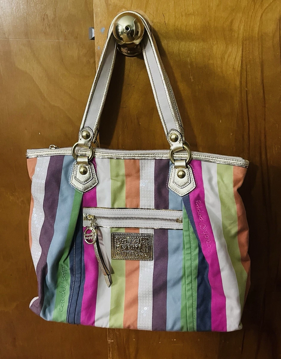 Coach Poppy Sequin Striped Bags & Handbags for Women for sale | eBay