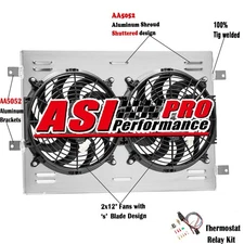 Aluminum Shroud Fan Relay FIT 1997~2004 2003 Chevy Corvette 5.7L V8 AT CC1885