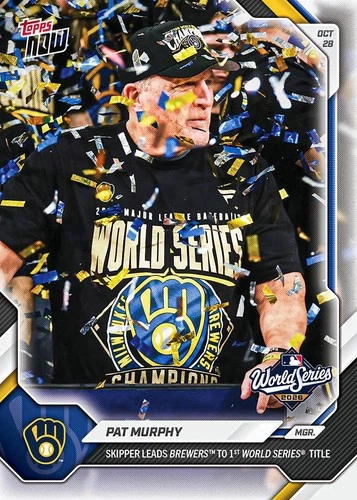 *PRE SALE* Pat Murphy - 2026 MLB Topps NOW® - Card 833 - product listing photo
