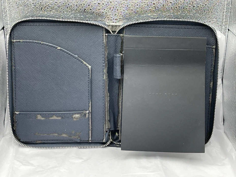 Bloc de notas de papelería de cuero para cuaderno Hugo Boss 6 con bloc de notas Hugo Boss Foto 2 de 3