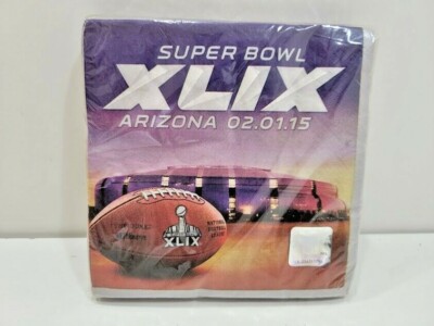 SUPER BOWL XLIX 49 2015 ARIZONA 16 - 2 PLY NAPKINS PARTY DESIGNWARE 165 sq in 
