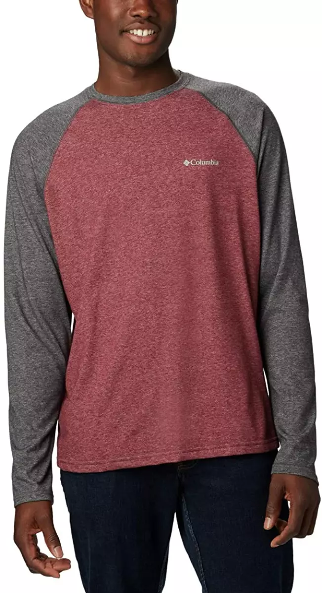 Columbia Men s Thistletown Park Raglan Long Sleeve Tee Shirt 1X