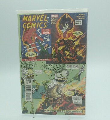 Deadpool #8 Secret Comic Variant Cover 2016 Marvel VF